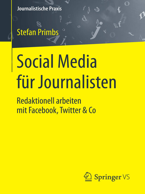 Title details for Social Media für Journalisten by Stefan Primbs - Available